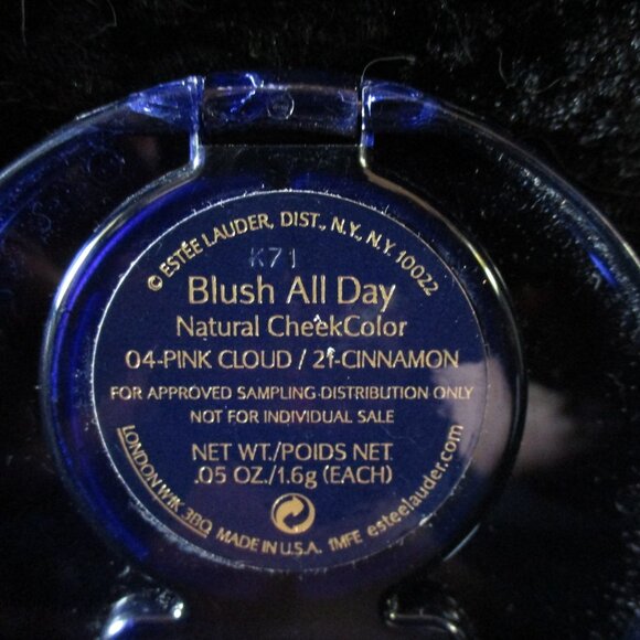 NWOB Estee Laude Blush All Day Natural Cheek Color Pink Cloud/Cinnamon - Picture 4 of 4